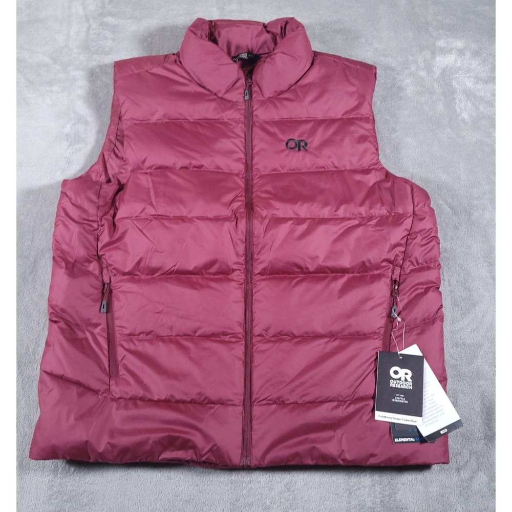 Outdoor‎ Research Coldfront Down Vest Mens XL 700 Fill Kalamata Insulated Jacket